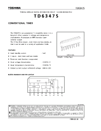 Datasheet TD6347 manufacturer Toshiba